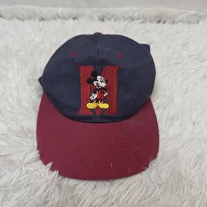 Vintage 90s disney mickey mouse snapback hat
